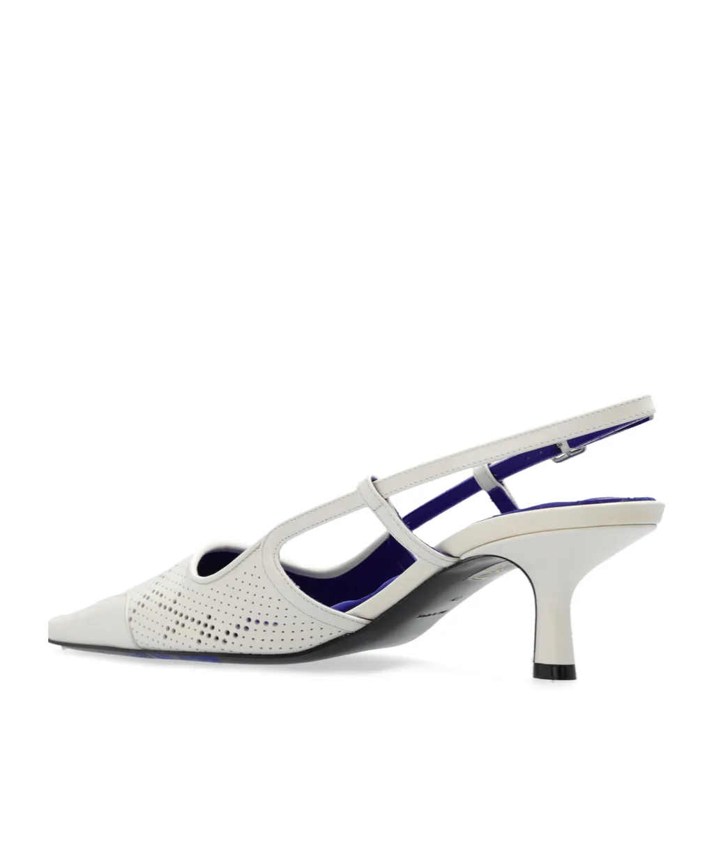 Chisel Slingback Square-Toe Pumps