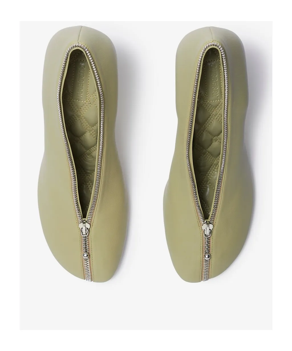 Baby Zip 100Mm Leather Pumps