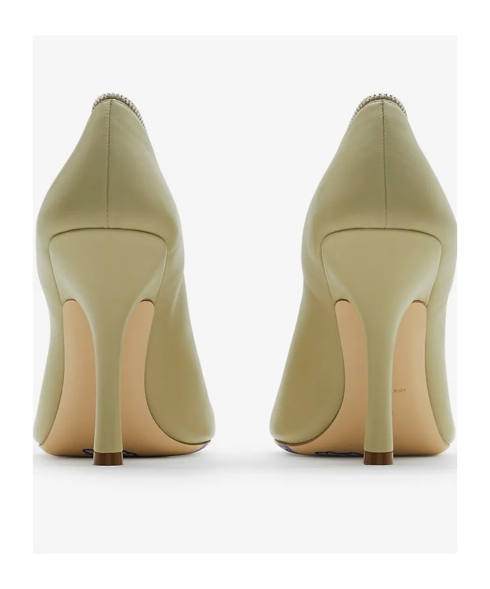 Baby Zip 100Mm Leather Pumps