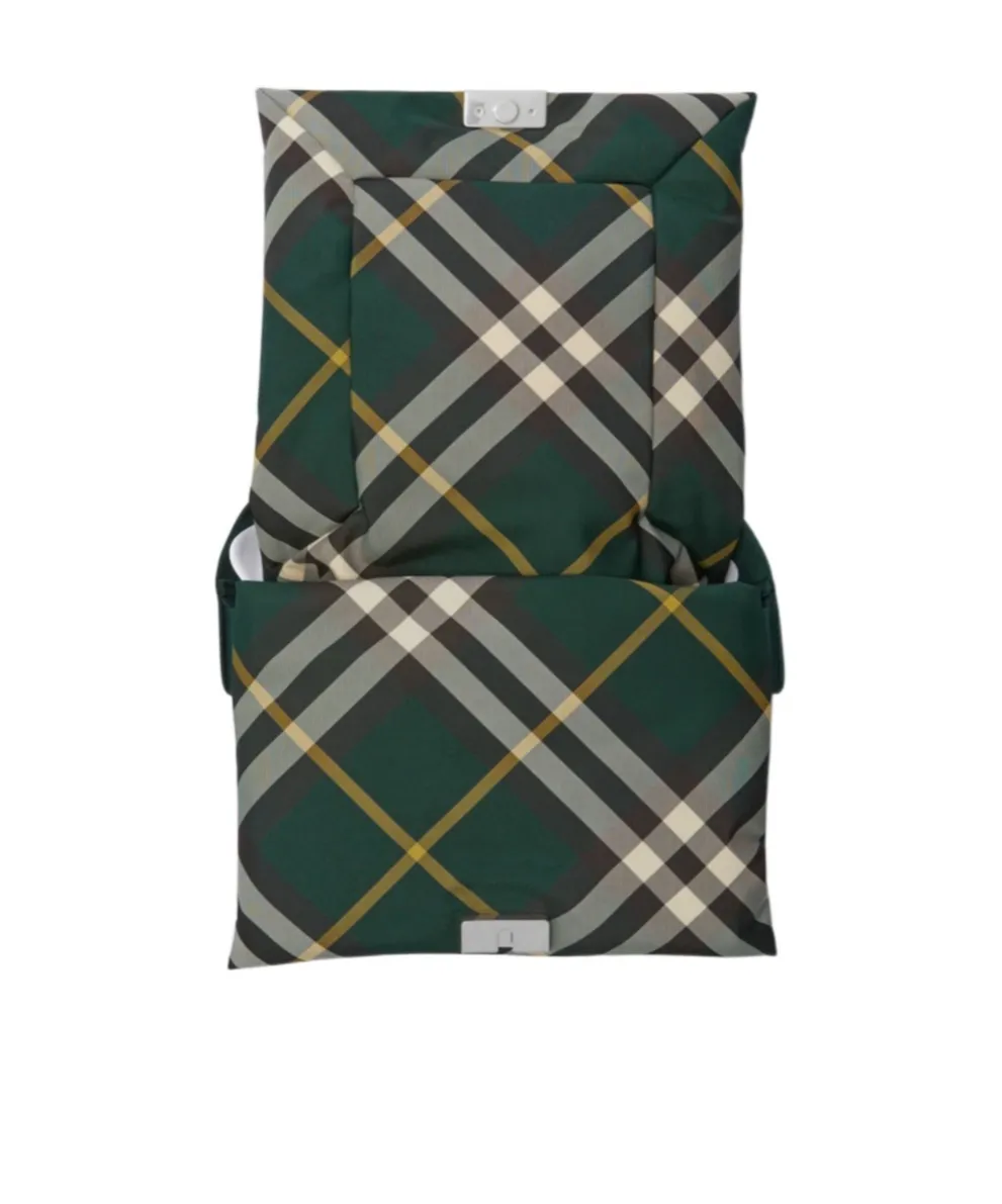 Pillow Checked Padded Messenger Bag