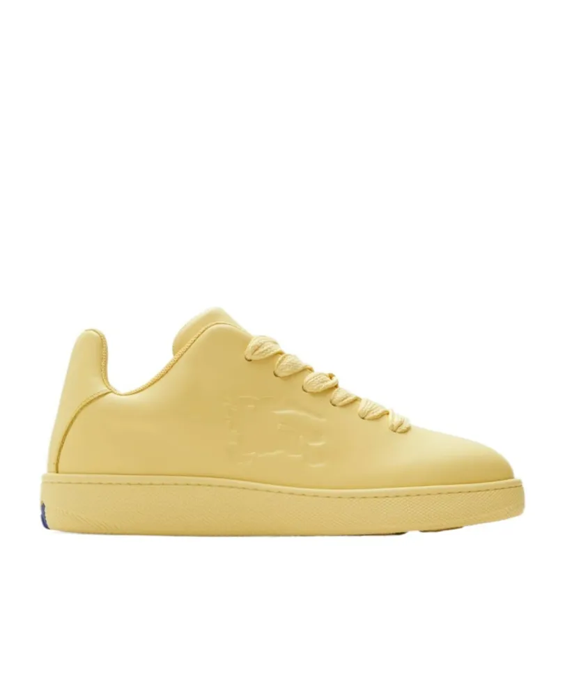 Box Logo Embossed Low-Top Sneakers