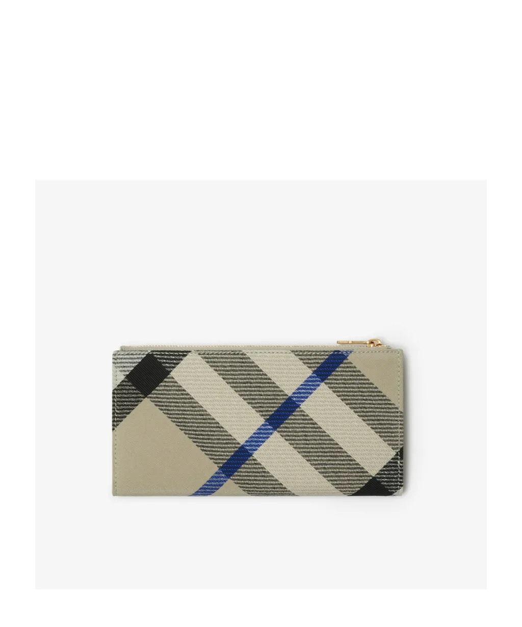 Checked Large Bifold Wallet