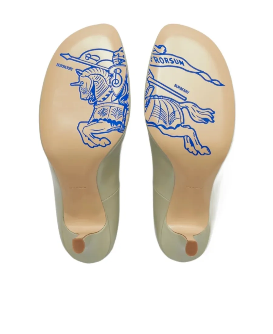 Almond-Toe Slip-On Pumps