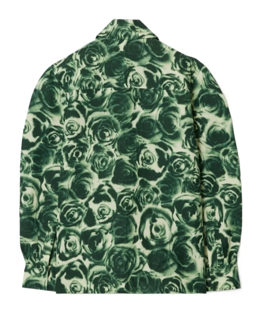 Floral Pattern Long-Sleeved Shirt