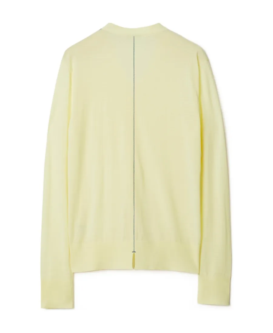 Button-Up Wool Cardigan