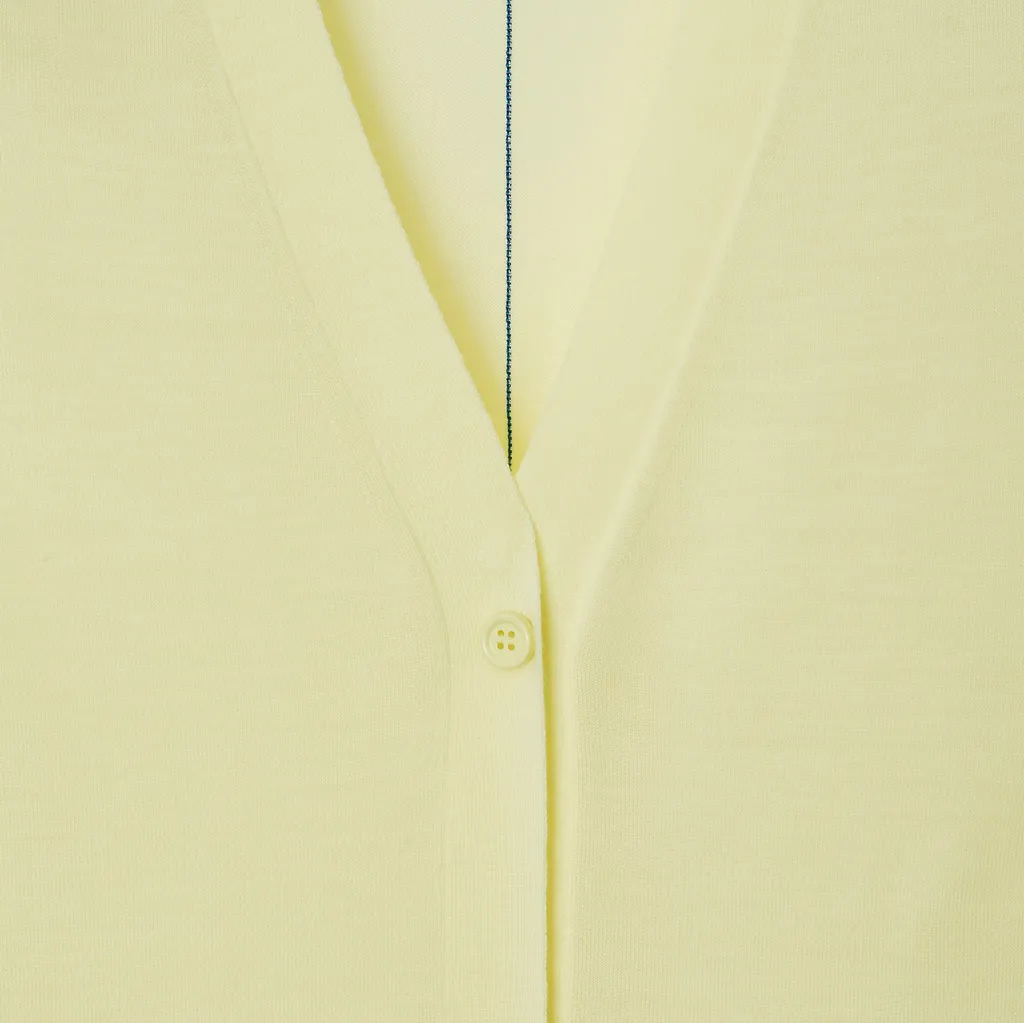 Button-Up Wool Cardigan