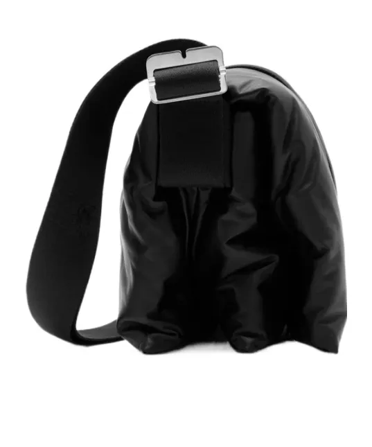 Pillow Foldover-Top Padded Messenger Bag