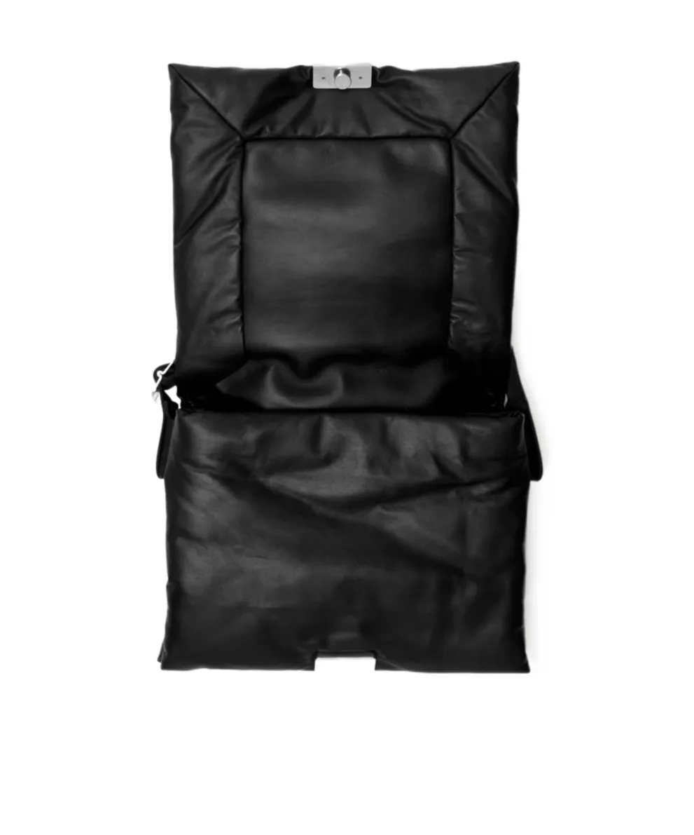 Pillow Foldover-Top Padded Messenger Bag