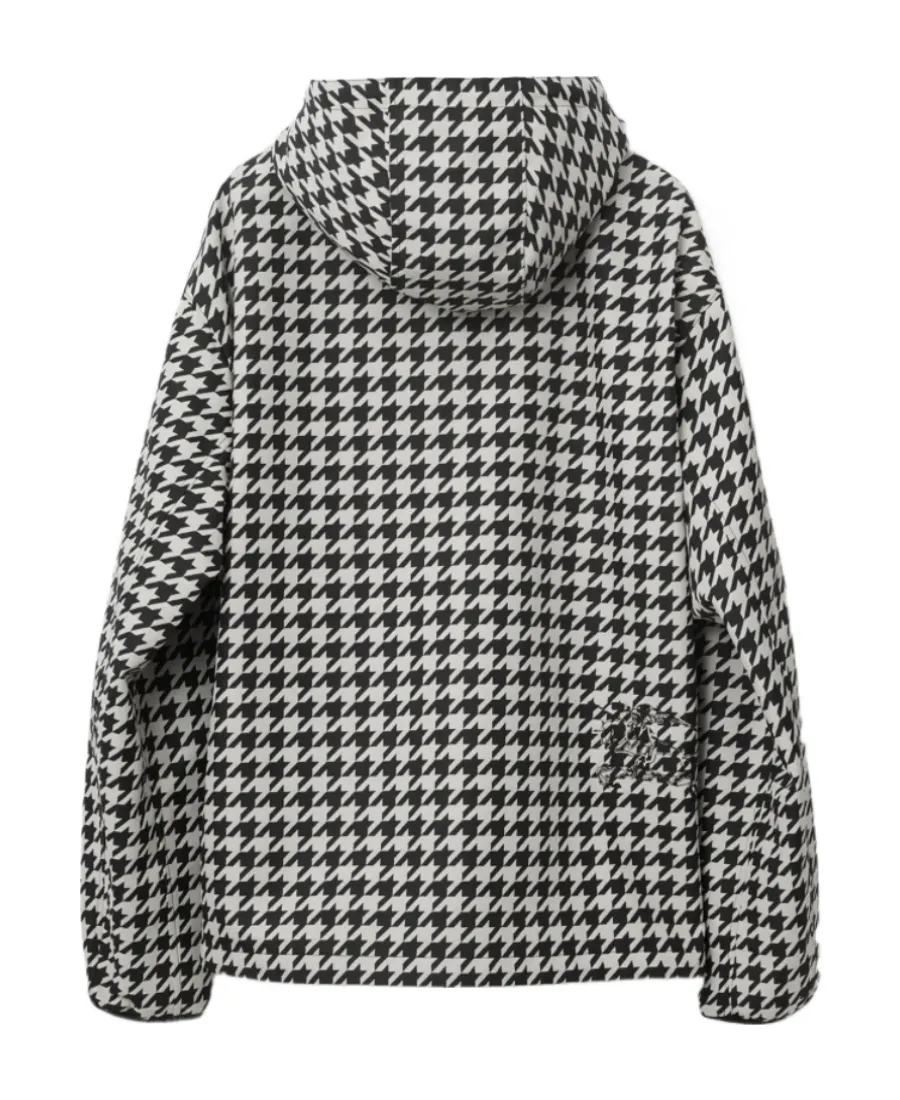 Equestrian Knight-Print Hooded Jacket