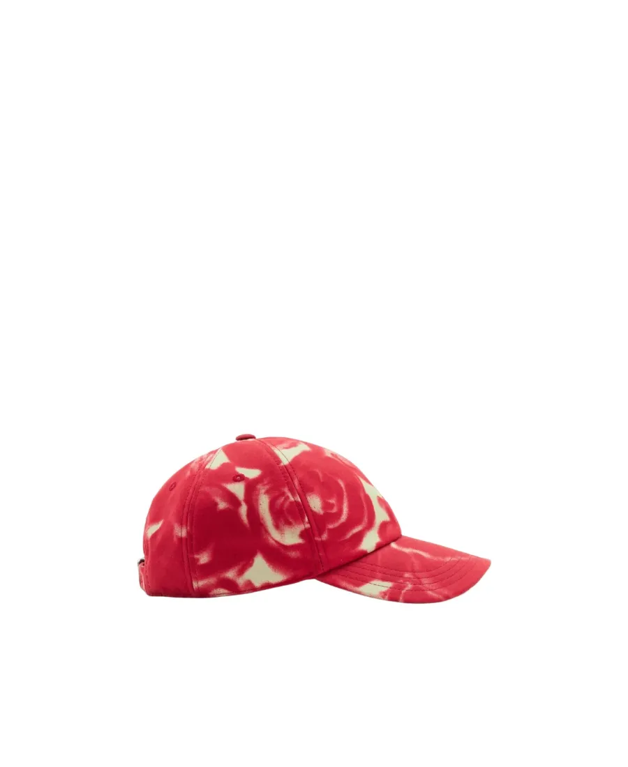 Floral-Print Cotton Baseball Cap