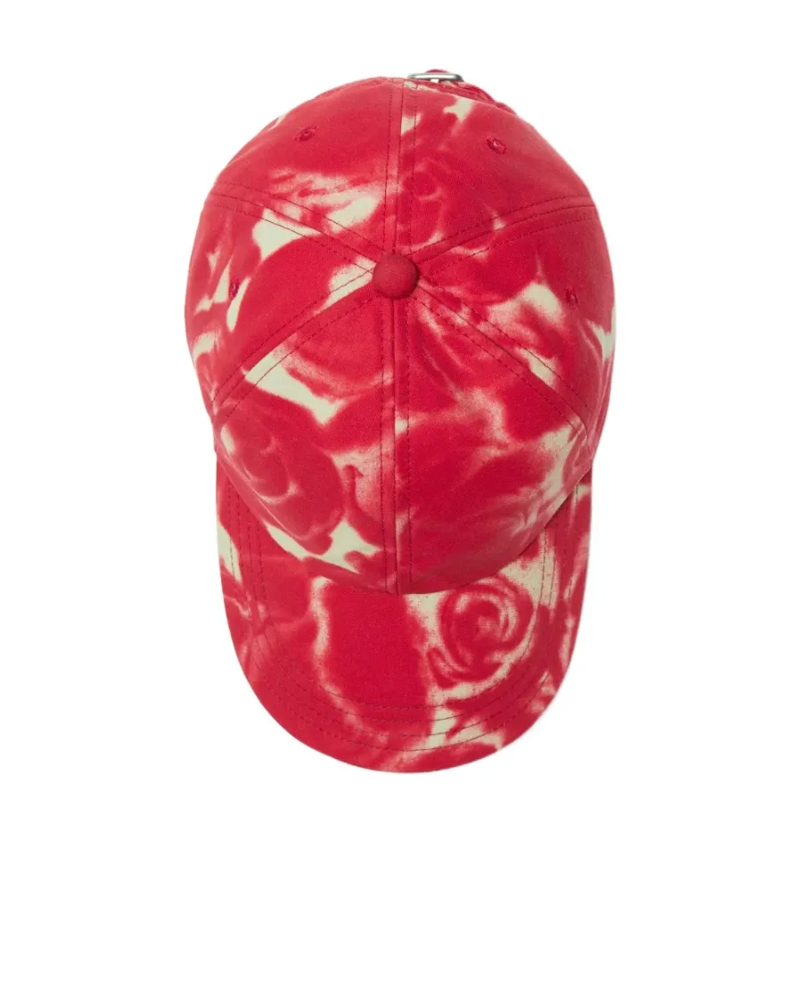 Floral-Print Cotton Baseball Cap