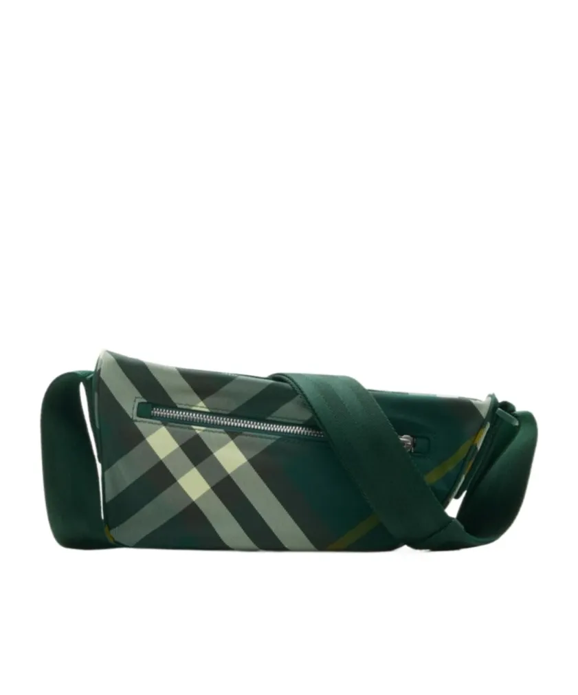Shield Checked Crossbody Bag