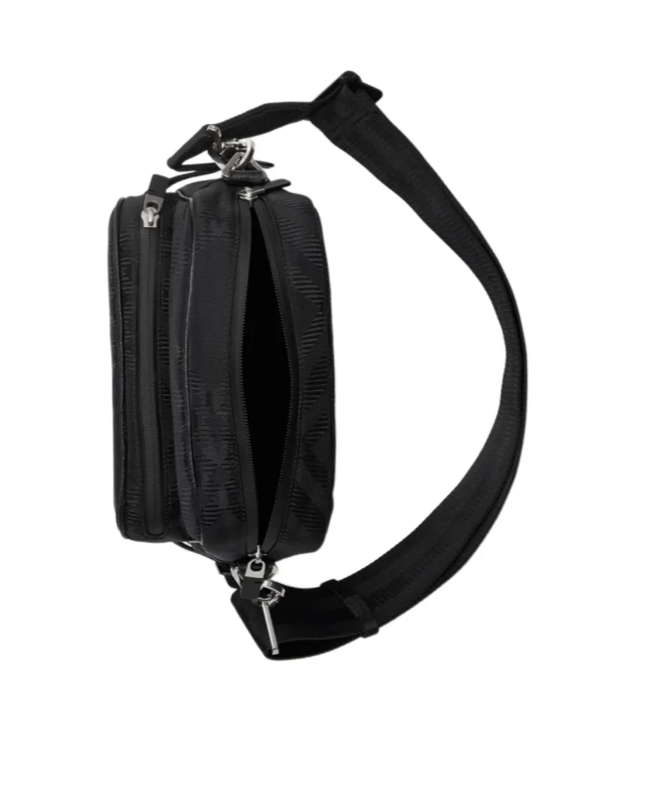 Check Shoulder Strap Crossbody Bag