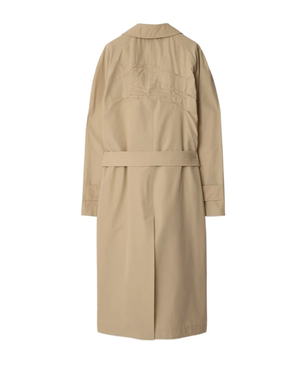 Edk-Embroidered Car Coat