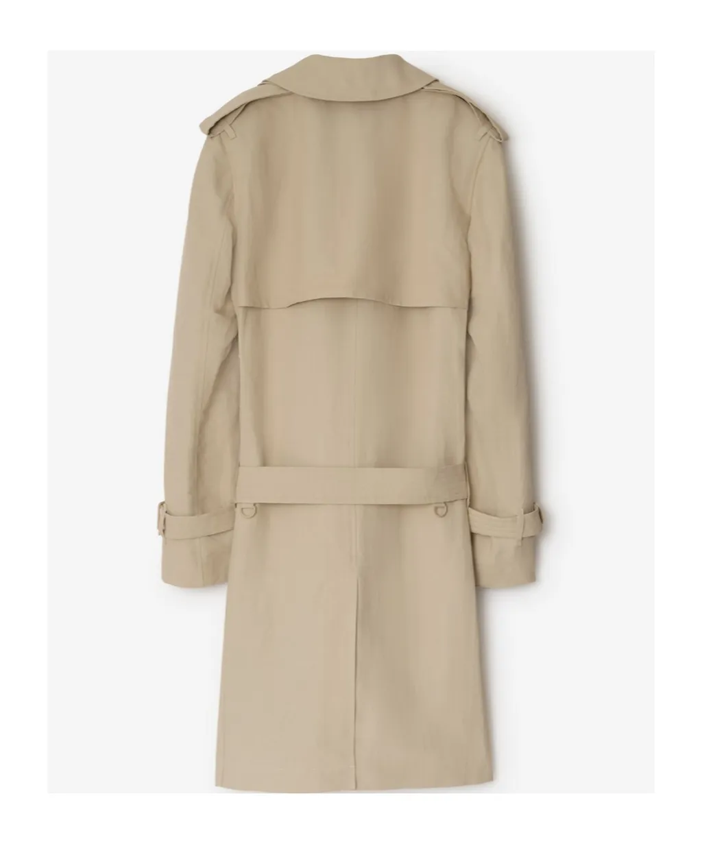 Belted-Waist Trench Coat
