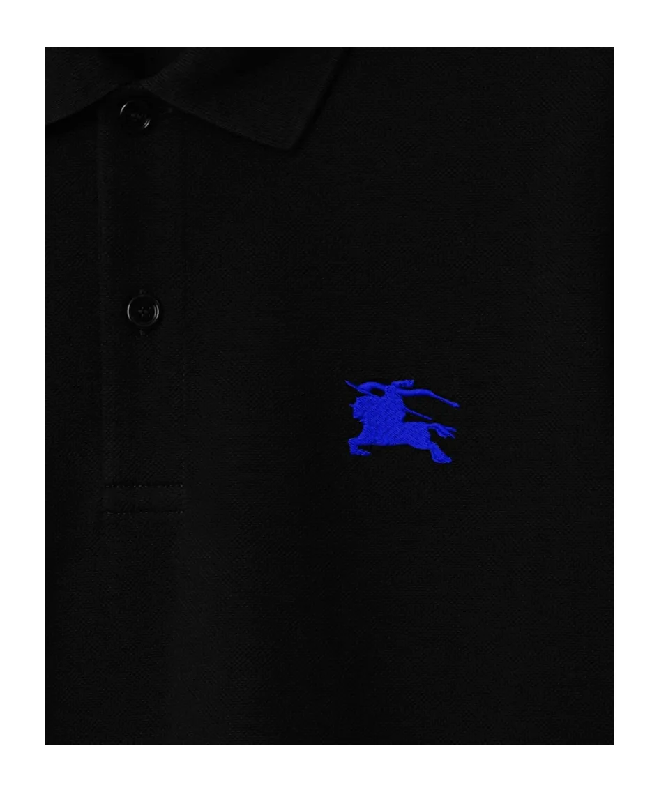 Ekd-Embroidered Short Sleeved Polo Shirt