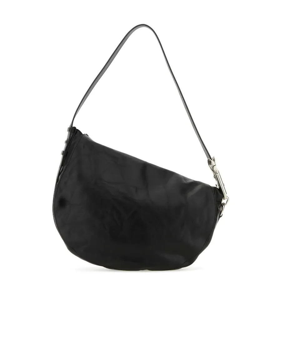 Ring Detailed Zipped Shoulder Bag