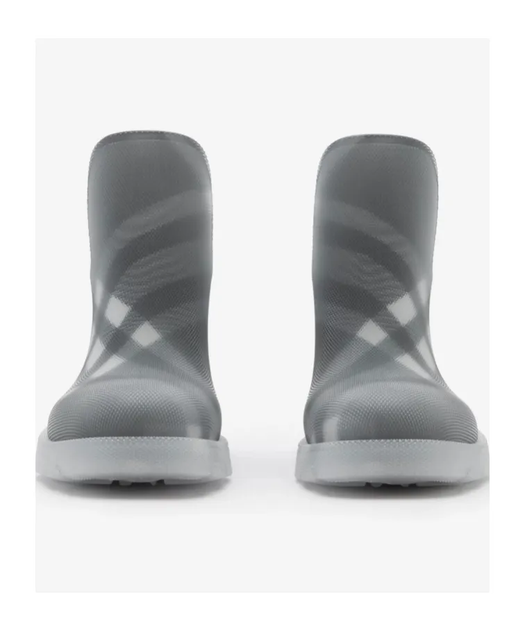 Marsh Vintage-Check Mesh Pull-On Boots