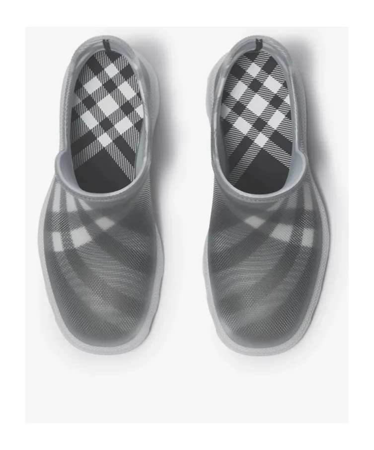 Marsh Vintage-Check Mesh Pull-On Boots