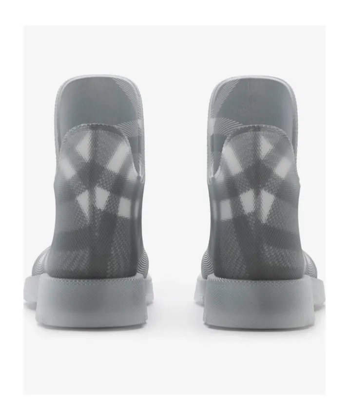 Marsh Vintage-Check Mesh Pull-On Boots