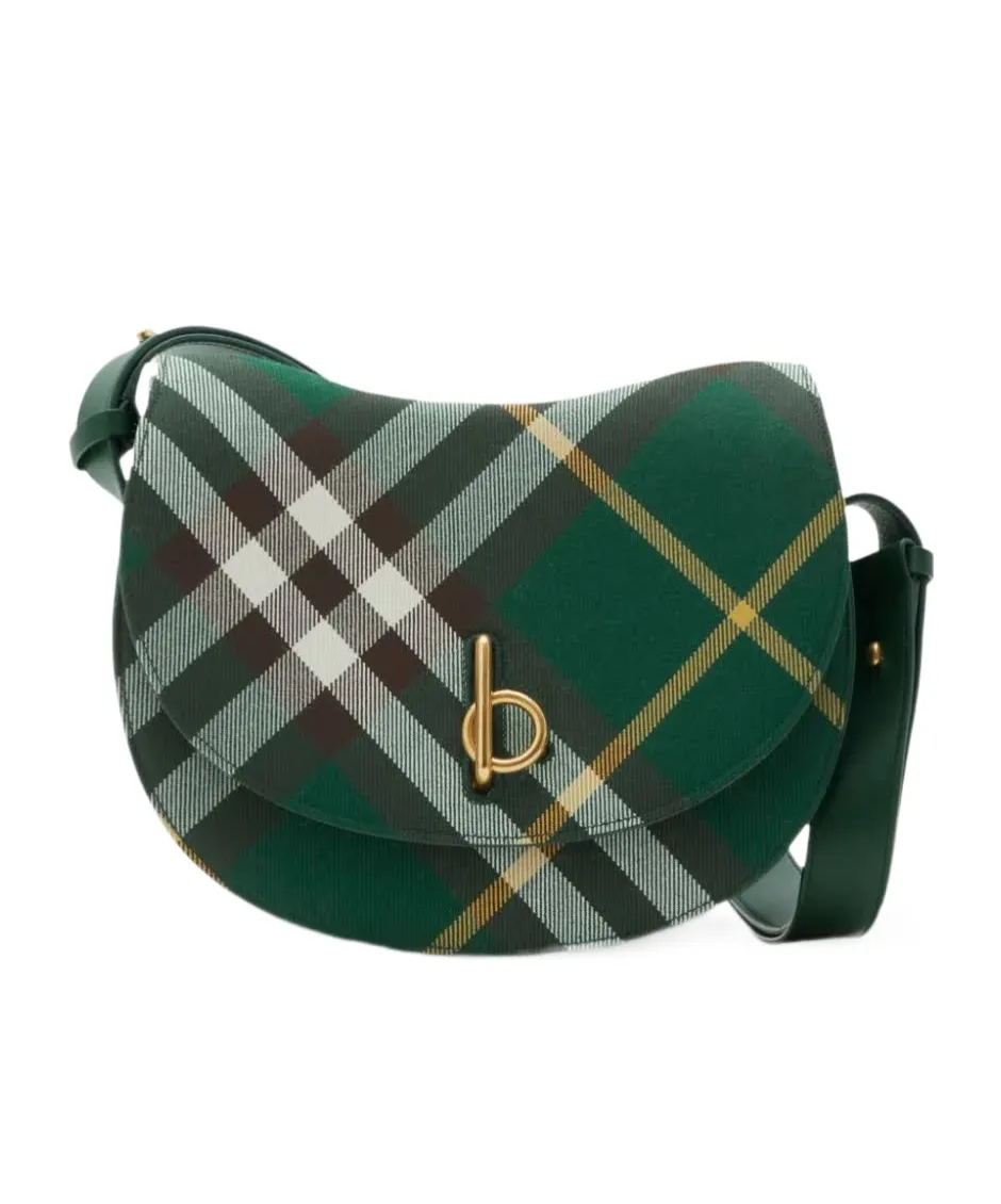 Medium Rocking Horse Checked Shoulder Bag