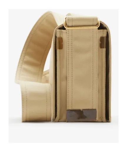 Equestrian Knight Embroidered Trench Crossbody Bag