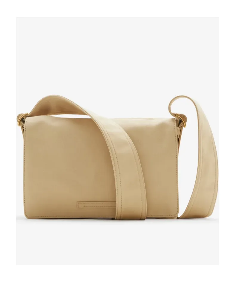 Equestrian Knight Embroidered Trench Crossbody Bag