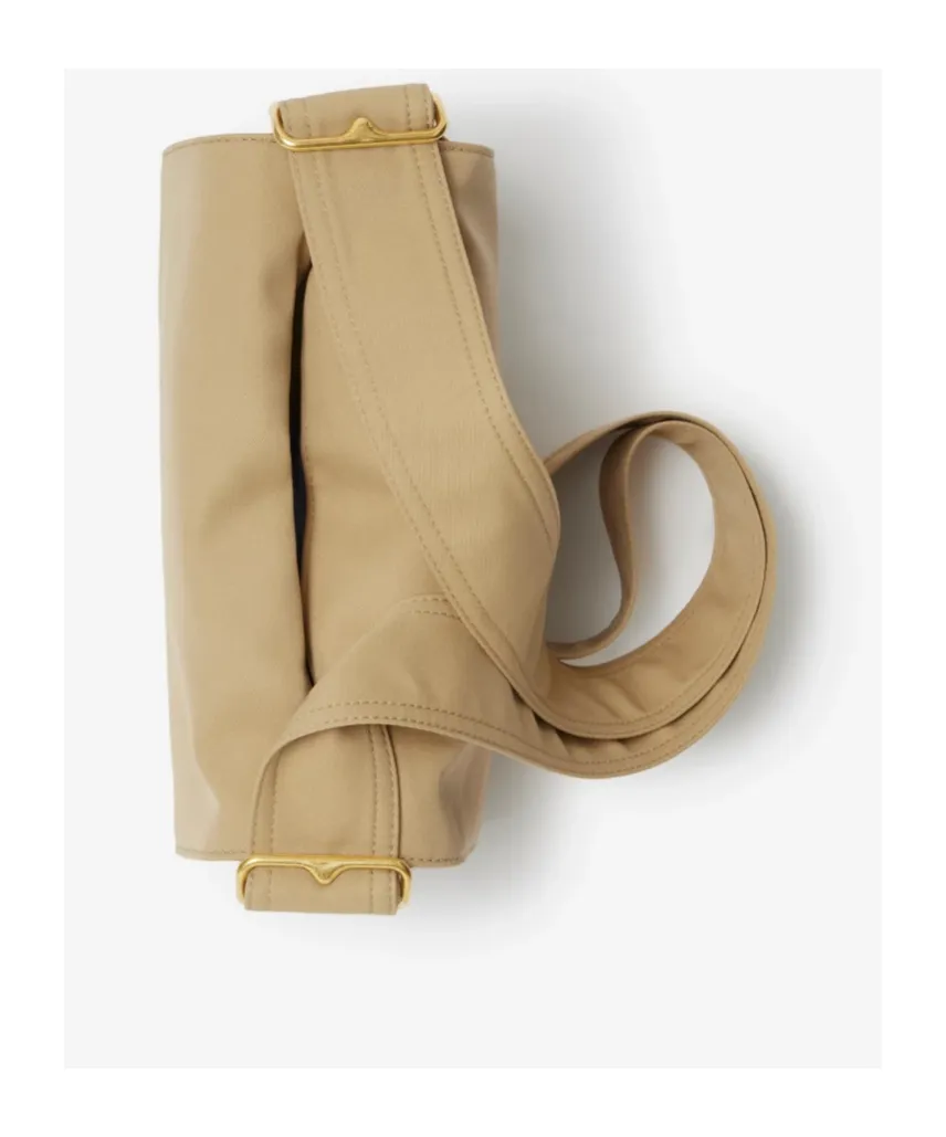 Equestrian Knight Embroidered Trench Crossbody Bag