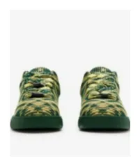 Box Checked Lace-Up Sneakers