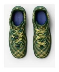 Box Checked Lace-Up Sneakers