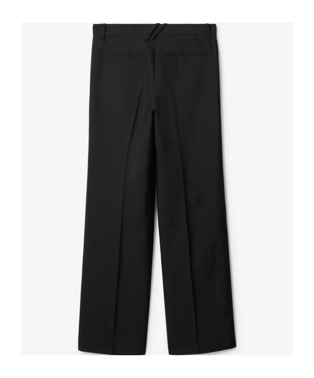 Straight-Leg Tailored Trousers