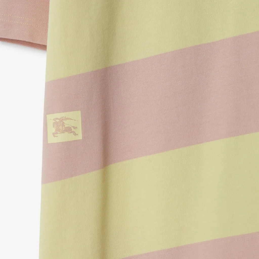 Striped Short Sleeved Polo Shirt