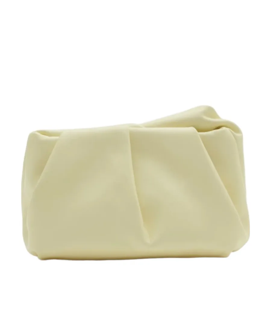 Rose Leather Clutch Bag
