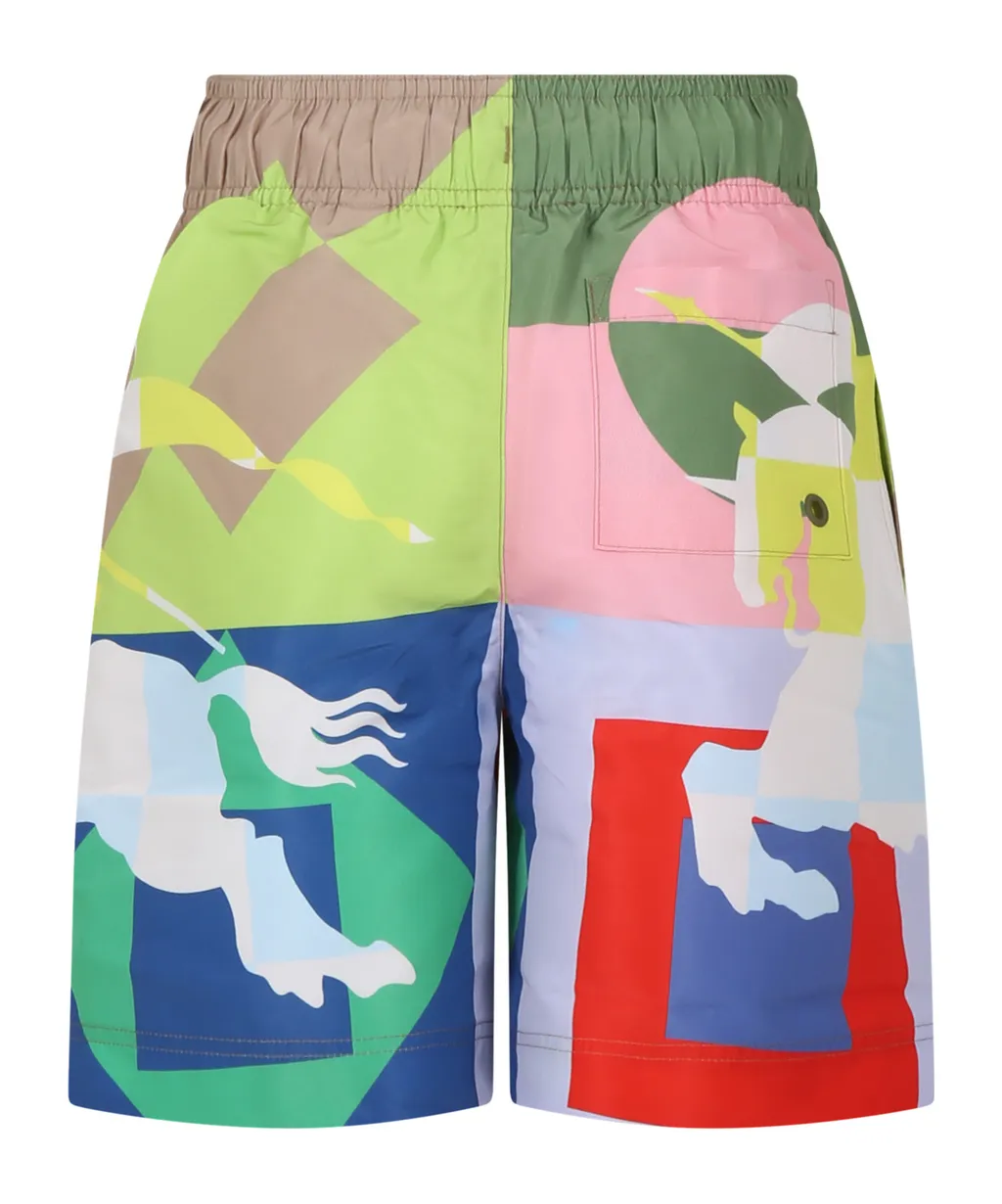 Ekd Printed Swim Shorts