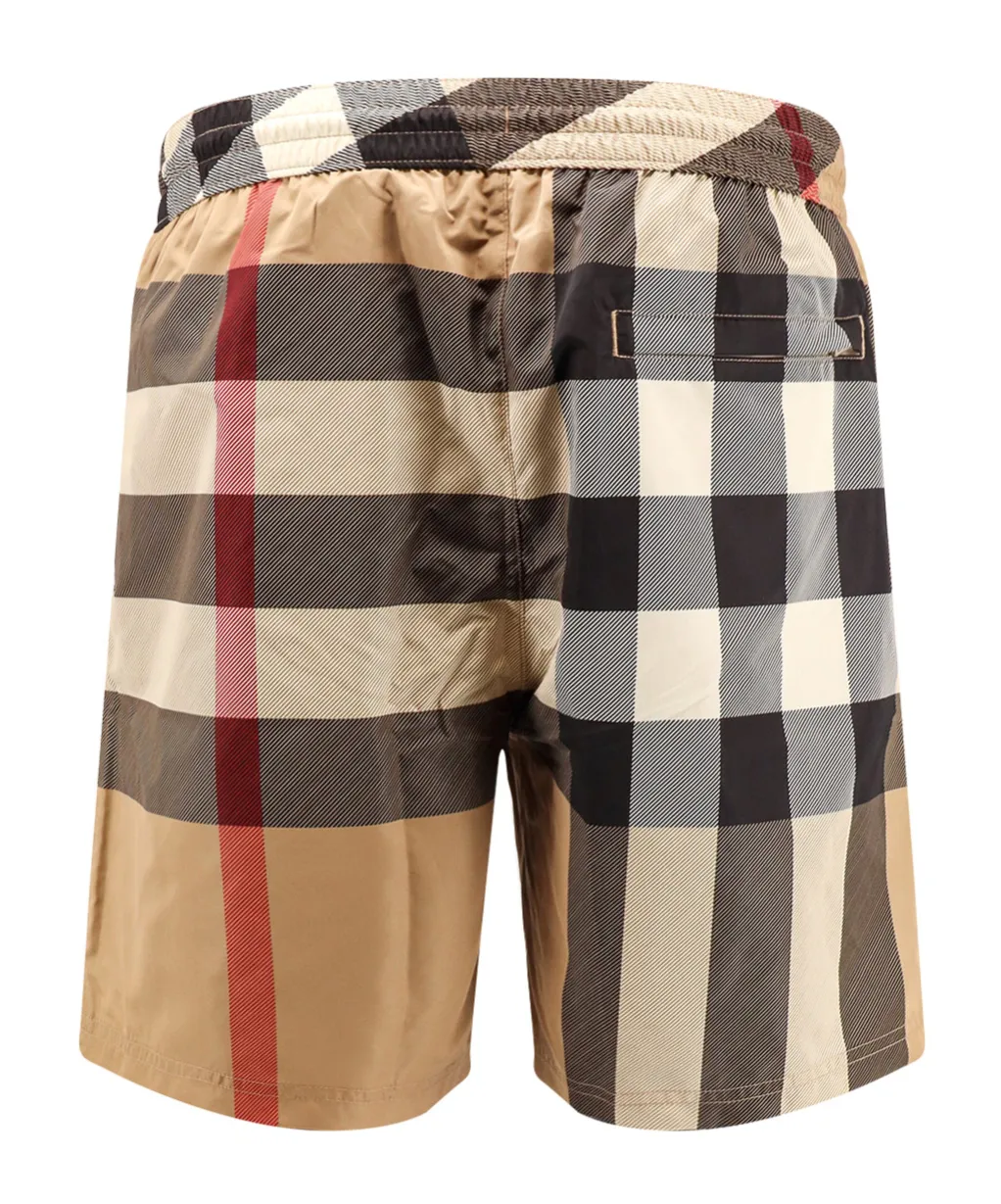 Check Swim Shorts