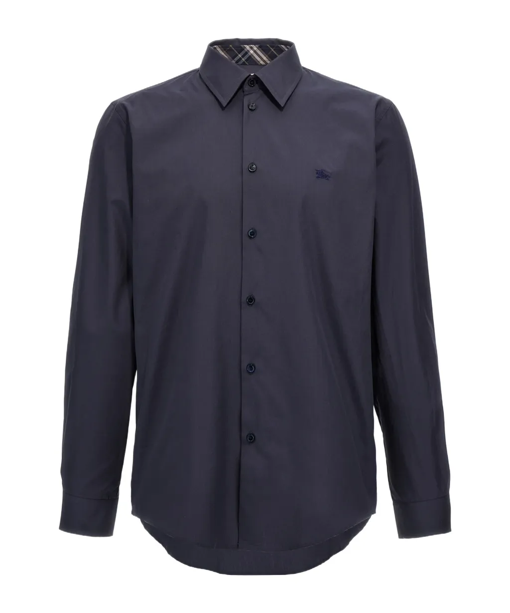 Logo Embroidered Buttoned Shirt