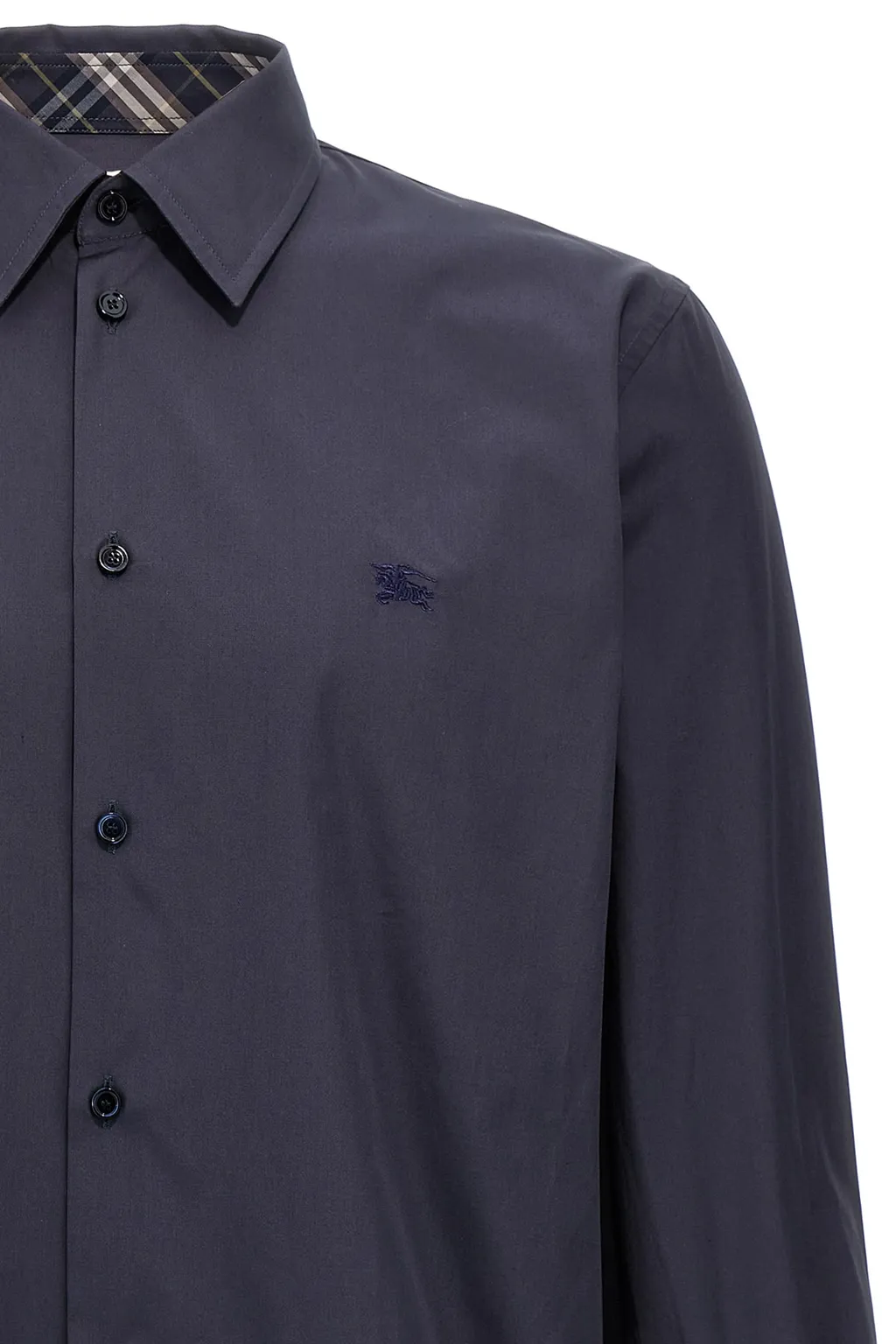 Logo Embroidered Buttoned Shirt