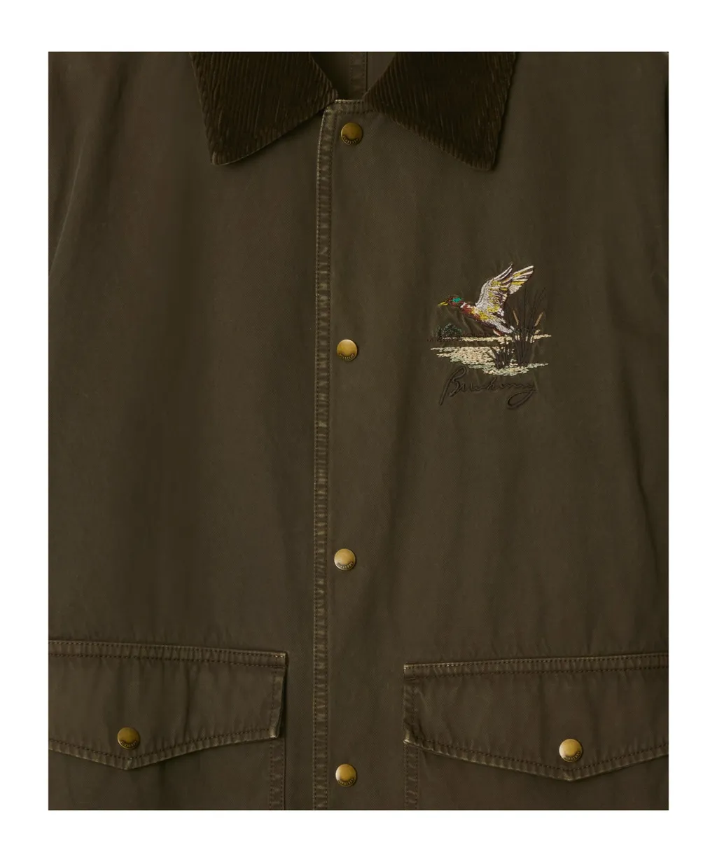 Logo Embroidered Field Jacket