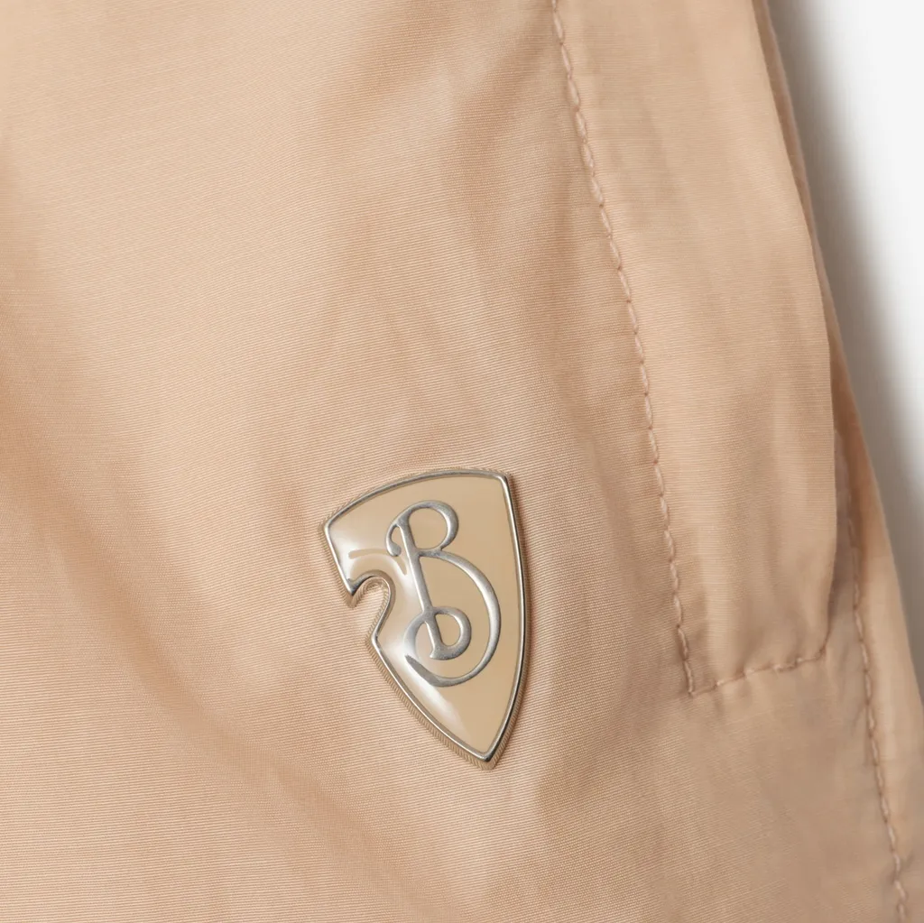 Logo Plaque Elasticated Waistband Shorts