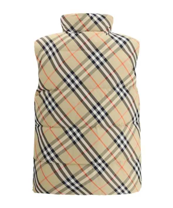 Checked Reversible Down Vest
