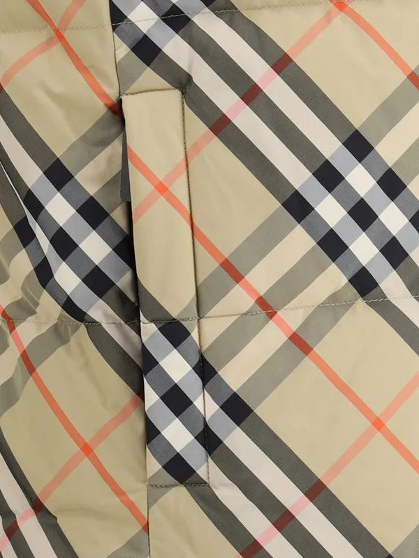 Checked Reversible Down Vest