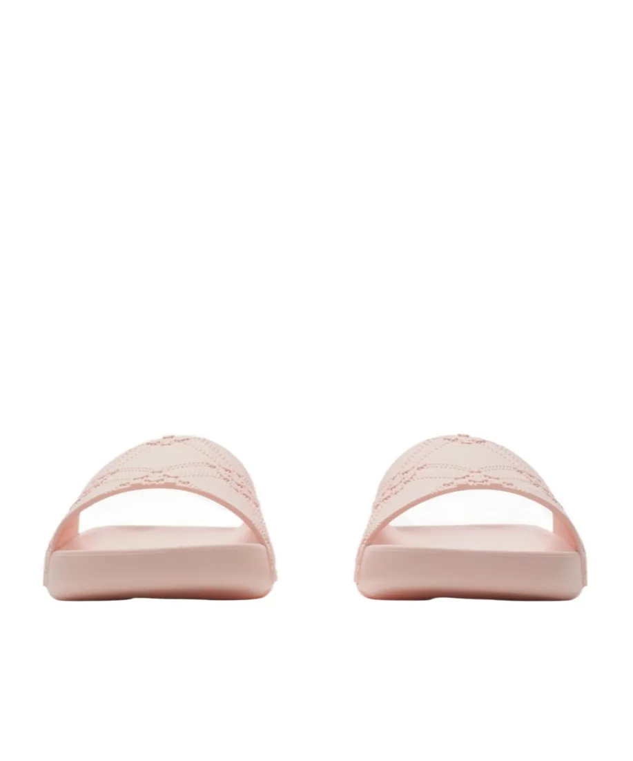 Checked Slip-On Slides