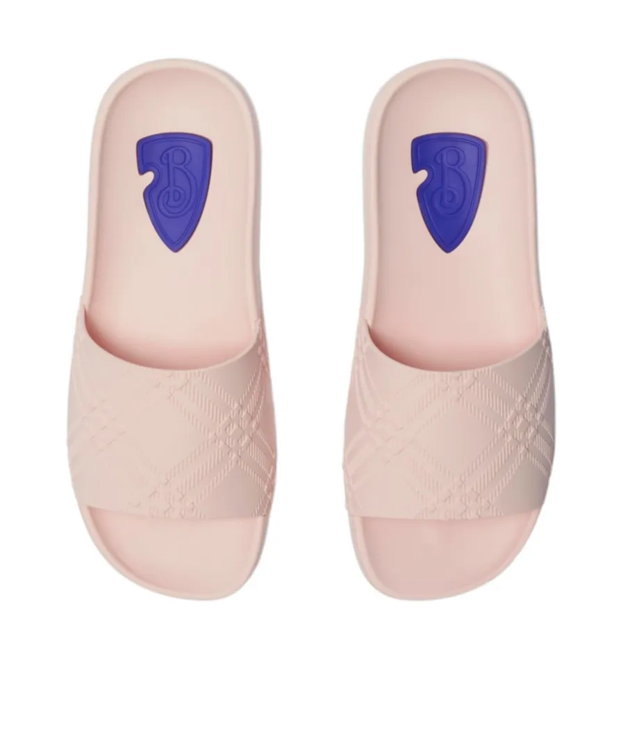 Checked Slip-On Slides