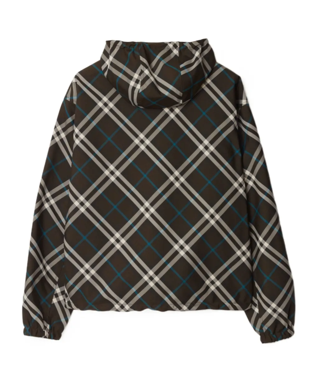 Vintage-Check Reversible Jacket