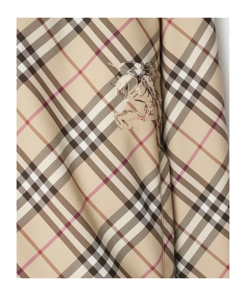 Checked Hooded Zip-Up Jacket