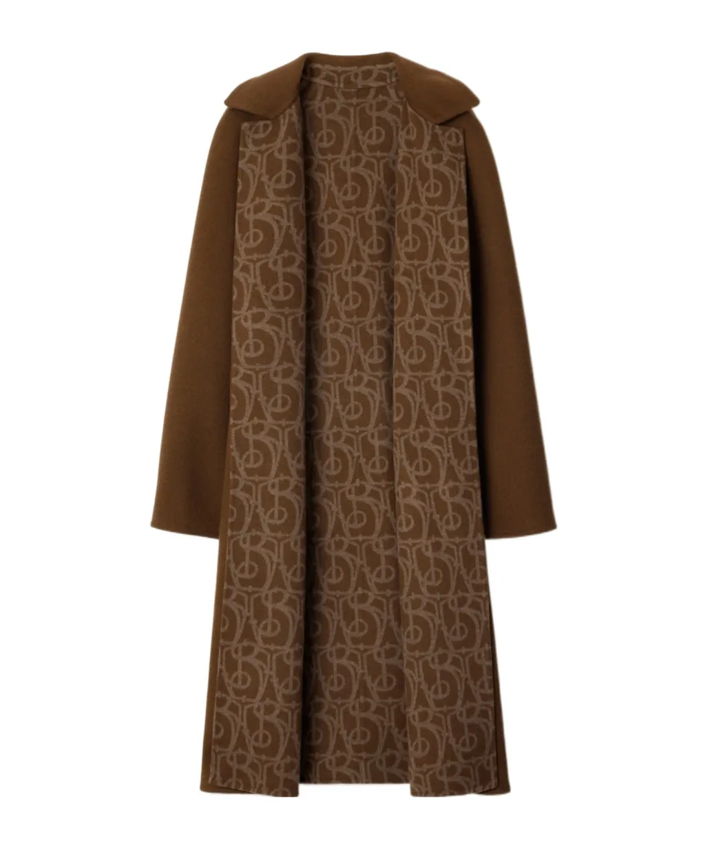 Wool Cashmere Wrap Coat