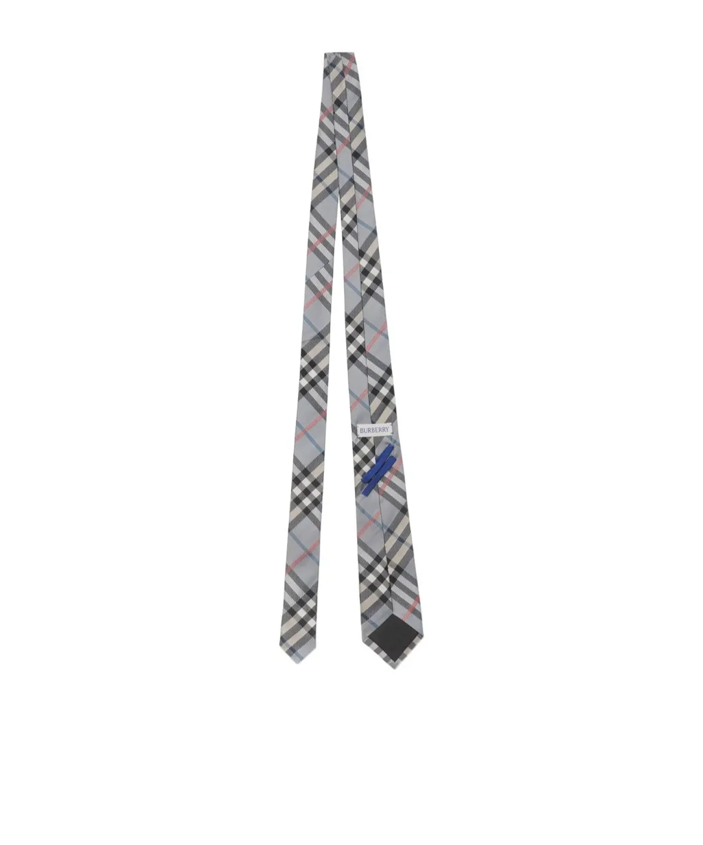 Check Silk Tie