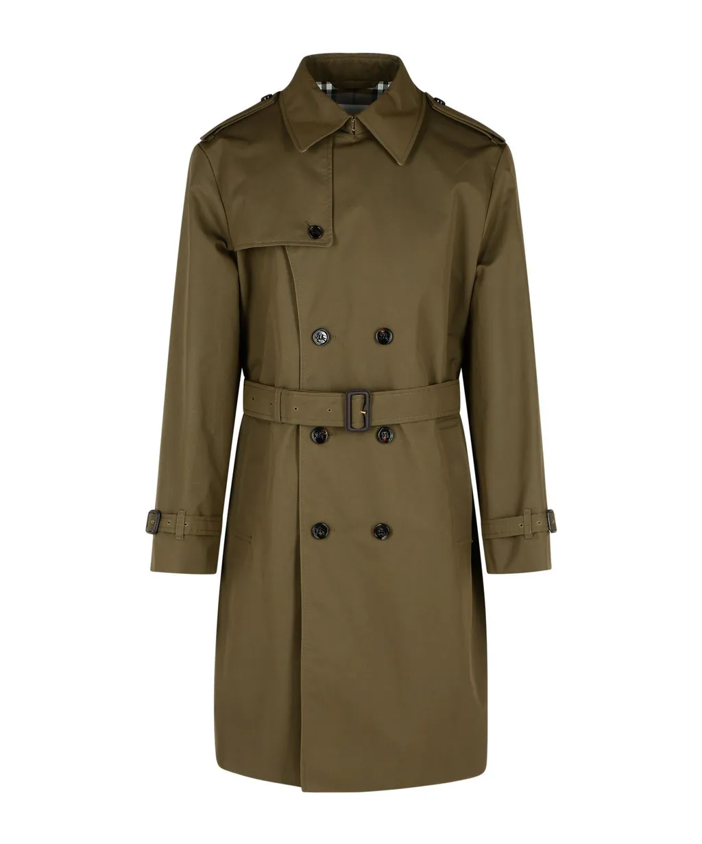 Double Breasted Belted Trench Coat