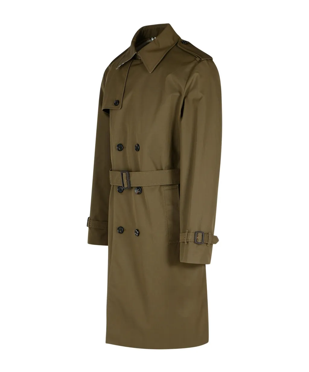 Double Breasted Belted Trench Coat