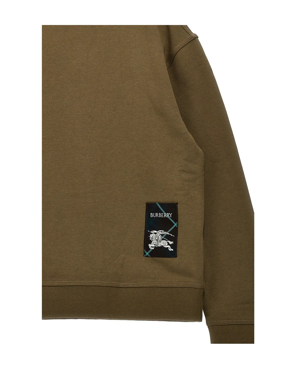 Logo-Patch Crewneck Sweatshirt
